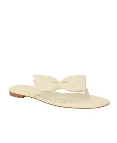 KATY PERRY WOMEN'S HALIE BOW THONG SLIP-ON FLAT SANDALS