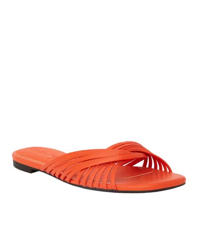 KATY PERRY WOMEN'S HALIE INTERTWINED SLIDE SLIP-ON FLAT SANDALS