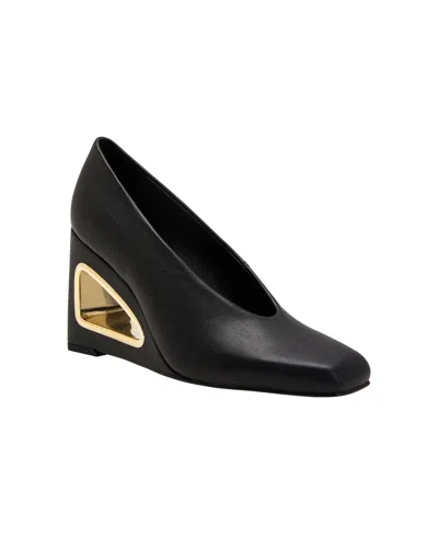 Katy Perry Women's Hollow Wedge Pumps In Black