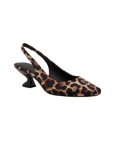 Katy Perry Women's Laterr Sling Back Pumps In Animal Print Multi