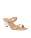 Shop Katy Perry Women's Maritime Two Band Slip-on Shell Sandals In Caramel