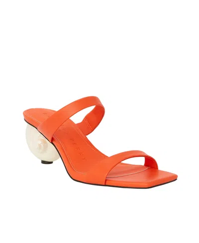 Katy Perry Women's Maritime Two Band Slip-on Shell Sandals In Flame