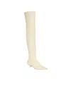 Katy Perry Women's Micro Heel Knee Boots In Chalk