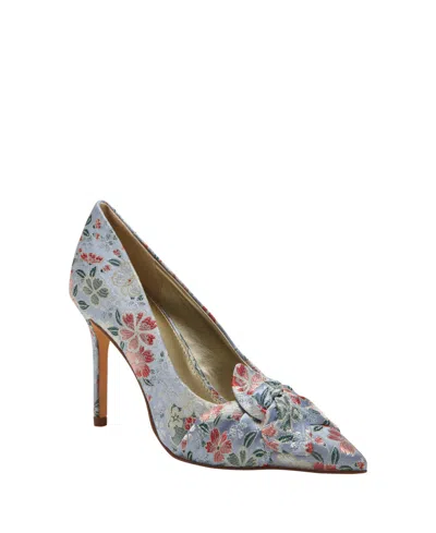 Katy Perry Women's Revival Bow Pointed Toe Pumps In Blue Multi
