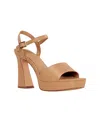 KATY PERRY WOMEN'S SQUARE OPEN PLATFORM SANDALS
