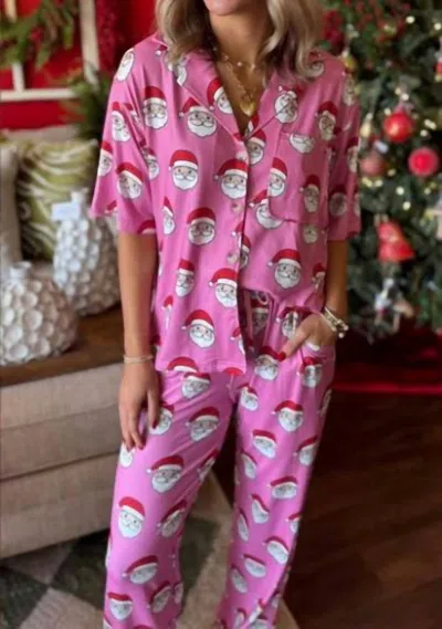 Katy Perry Women's The Santa Baby Pajamas In Pink
