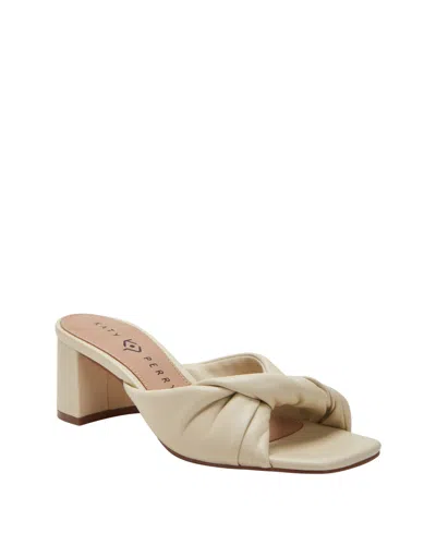 Katy Perry Women's The Tooliped Twisted Slip-on Sandals In Chalk