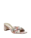 Katy Perry The Tooliped Twisted Sandal In Chalk Multi- Polyurethane,polyester