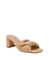Katy Perry The Tooliped Twisted Sandal In Natural- Polyurethane,polyester