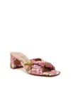 Katy Perry The Tooliped Twisted Sandal In Vintage Pink Multi