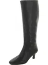 KATY PERRY WOMENS FAUX LEATHER SQUARE TOE KNEE-HIGH BOOTS