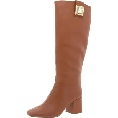 Katy Perry Womens Faux Leather Tall Knee-high Boots