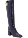 Katy Perry The Geminni Boot Womens Block Heel Man Made Knee-high Boots In Blue