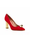 KATY PERRY WOMENS POINTED TOE FESTIVE PUMPS