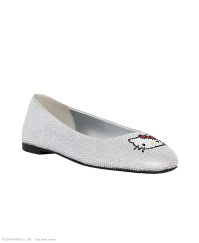 KATY PERRY X HELLO KITTY WOMEN'S COLLECTIONS CRYSTAL BALLET FLATS