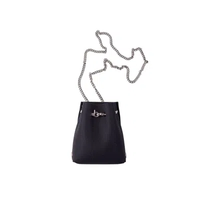 Katya Komarova Women's Felt Mini Bucket Bag - Black