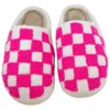 Katydid Checkered Pattern Slippers In Pink In Pink