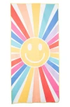 Katydid Happy Face Sunshine Quick Dry Beach Towel