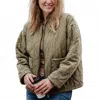 Katydid Quilted Puffer Jacket In Olive In Green