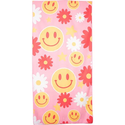 Katydid Smiley Face Towel