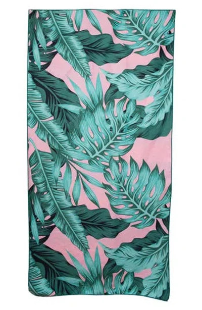 Katydid Tropical Leaves Quick Dry Beach Towel
