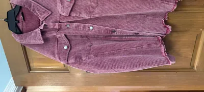 Katydid Women's Button Down Shacket In Pink