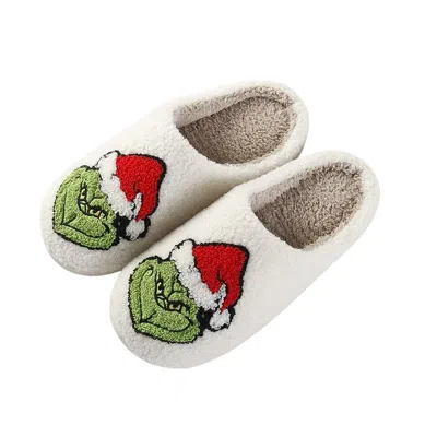 Katydid Women Jazzercize Grinch Fuzzy Slippers In Multi