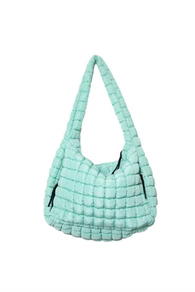 Katydid Women's Quilted Hobo Bag In Mint