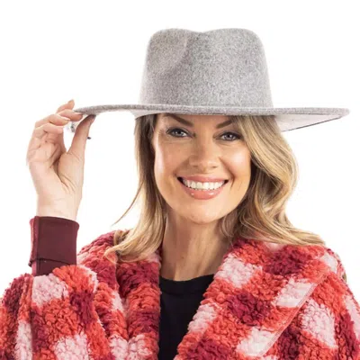 Katydid Women's Wide Brim Hats In Light Grey In Gray