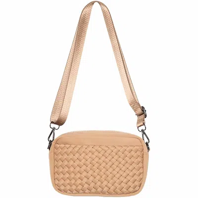 Katydid Women's Woven Crossbody Bag In Camel In Brown