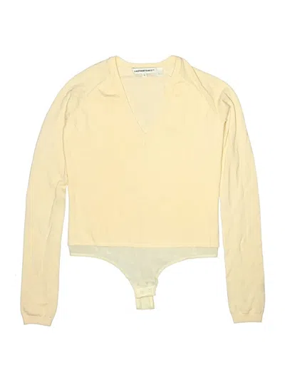 Pre-owned Kaufmanfranco Bodysuit In Yellow
