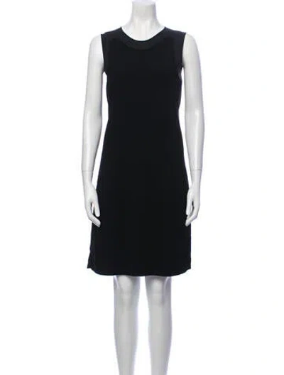 Pre-owned Kaufmanfranco Crew Neck Knee-length Dress In Black