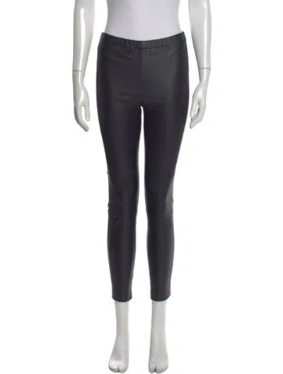 Pre-owned Kaufmanfranco Lambskin Skinny Leg Pants W/ Tags In Black