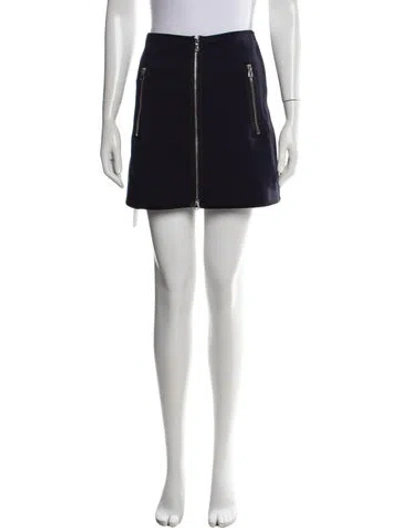 Pre-owned Kaufmanfranco Mini Skirt In Blue