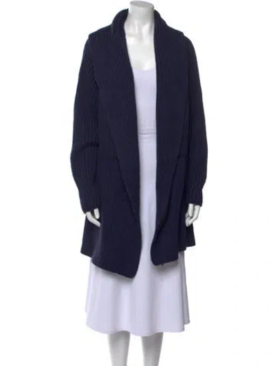 Pre-owned Kaufmanfranco Open Front Sweater In Blue