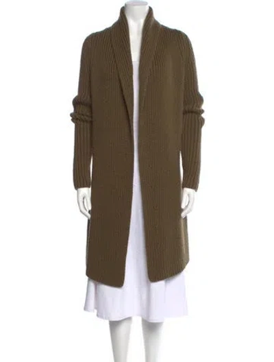 Pre-owned Kaufmanfranco Open Front Sweater In Green