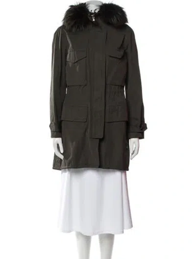 Pre-owned Kaufmanfranco Parka In Green