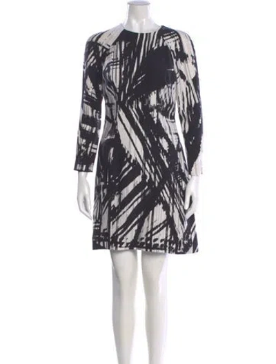 Pre-owned Kaufmanfranco Printed Mini Dress In White