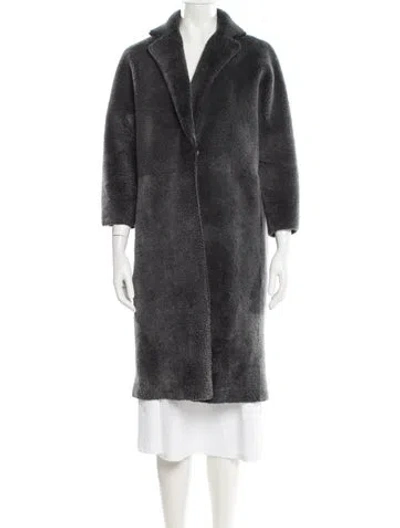 Pre-owned Kaufmanfranco Shearling Fur Coat In Grey