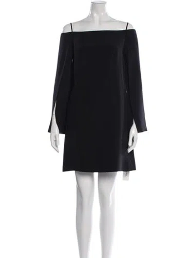 Pre-owned Kaufmanfranco Silk Mini Dress In Black