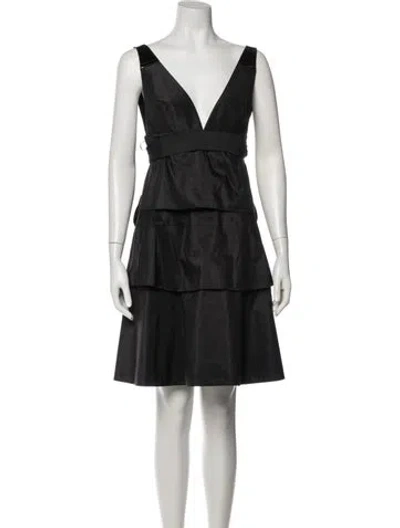 Pre-owned Kaufmanfranco Silk Mini Dress In Blue