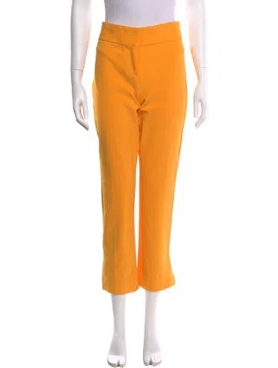 Pre-owned Kaufmanfranco Straight Leg Pants In Orange