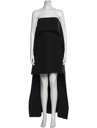 Pre-owned Kaufmanfranco Strapless Mini Dress In Black