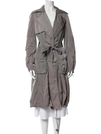 Pre-owned Kaufmanfranco Trench Coat In Grey