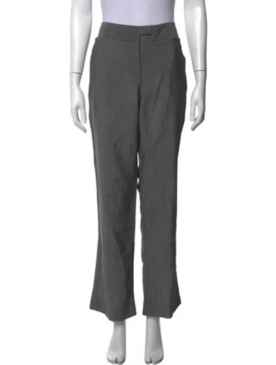 Pre-owned Kaufmanfranco Tweed Pattern Flared Pants In Grey
