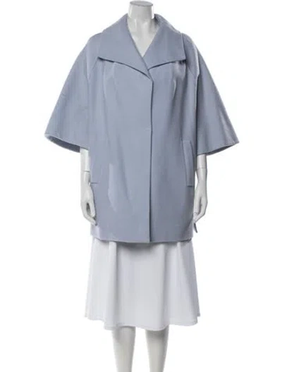 Pre-owned Kaufmanfranco Virgin Wool Coat In Blue