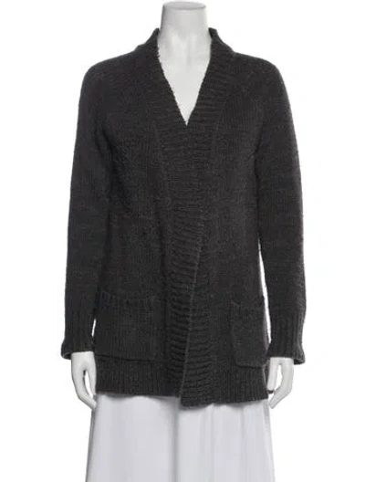 Pre-owned Kaufmanfranco V-neck Sweater In Gray