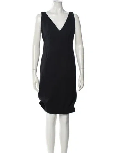 Pre-owned Kaufmanfranco Wool Knee-length Dress In Black