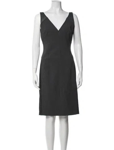 Pre-owned Kaufmanfranco Wool Knee-length Dress In Grey