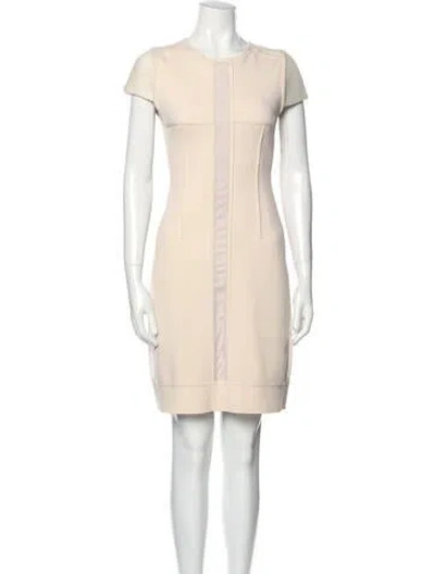 Pre-owned Kaufmanfranco Wool Knee-length Dress In Neutral